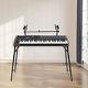 2-tiers Keyboard & Laptop Stand Adjustable For Studio Mixer Electronic Piano