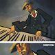 32wx24h Piano Man Ii By Justin Bua Smoking Cigarette Keyboards Organ Canvas