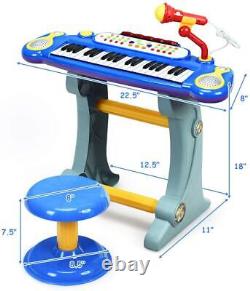 37-Key Piano Keyboard, Electronic Musical Instrument Educational Toy Electron