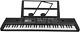 61 Full Size Touch Keys Piano Keyboard, Portable Electronic Music Keyboard With