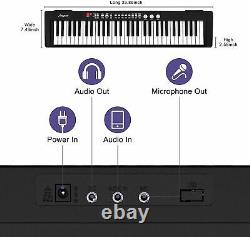 61 Key Digital Music Electronic Keyboard Kids Gift Electric Piano Organs US