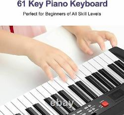 61 Key Digital Music Electronic Keyboard Kids Gift Electric Piano Organs US