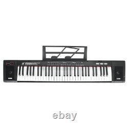 61-Key Digital Music Electronic Piano Keyboard withMicrophone Stand Stool Earphone