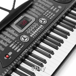 61-Key Digital Music Piano Keyboard Electronic Musical Instrument With Chair