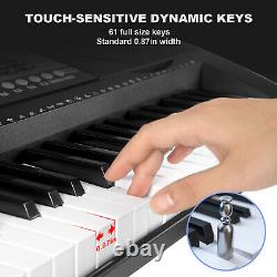 61-Key Digital Music Piano Keyboard Portable Electronic Musical Christmas Gift