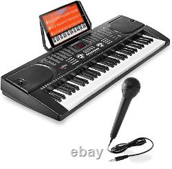 61-Key Digital Music Piano Keyboard Portable Electronic Musical Instrument w