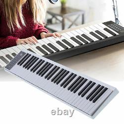 61 Key Digital Smart Piano MIDI Keyboard Rechargeable Musical Instrument Kit+Bag