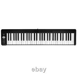61 Key Electic Digital Piano Semi-weighited Foldable USB/MIDI Bluetooth Speaker