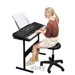 61 Key Electronic Keyboard Music Electric Digital Piano Organ with Mic & Adapter