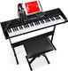 61-key Electronic Keyboard Piano Portable Electric Keyboard Complete Beginner Ke