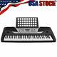 61 Key Electronic Music Keyboard Electric Digital Piano Lcd Display For Beginner