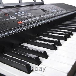 61 Key Electronic Music Keyboard LCD Display Piano Music Sheet Stand