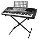 61 Key Music Electric Keyboard Digital Piano Beginner Organ With Stand Talent Gift