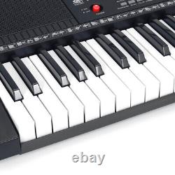 61 Key Music Keyboard with LED Display, Electronic Digital Piano with Headphones