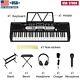 61-key Portable Digital Music Piano Electronic Keyboard Headphone Microphone Us