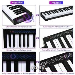 61-Key Portable Digital Stage Piano with Carrying Bag Musical Instruments Hobby