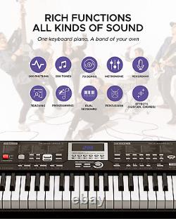 61 Key Portable Electric Keyboard Electronic Piano Music for Beginners Adults Ki