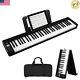 61-key Semi-weighited Portable Foldable Electic Digital Piano Usb/midi Bluetooth