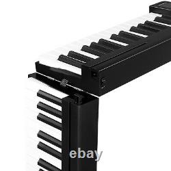61-Key Semi-weighited Portable Foldable Electic Digital Piano USB/MIDI Bluetooth