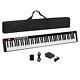 88 Key Digital Piano Portable Touch Sensitive Electronic Keyboard Black