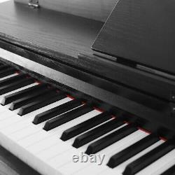 88 Key Electric Piano Keyboard Music Beginner With3 Pedal Board Black Headphone