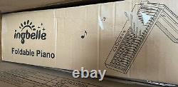 88 Key Electric Piano Keyboard Portable Semi Weighted Full Size Key withPedal &Bag