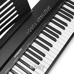 88-Key Electronic Keyboard Portable Digital Music Piano with Touch Sensitive Key
