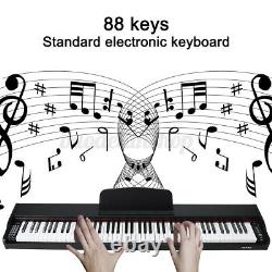 88-Key Electronic Piano Keyboard Musical Instrument With Sustain Pedal Kids