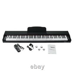 88-Key Electronic Piano Keyboard Musical Instrument With Sustain Pedal Kids