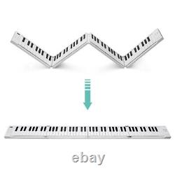 88 Key Foldable Digital Piano Portable Electronic Keyboard Musical Instruments