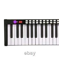 88 Key Music Electronic Keyboard for Beginners Electric Piano Organs withBag Black