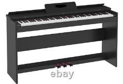 88 Key Music Keyboard Piano WithStand Adapter 3 Pedal Board Electric Digital LCD