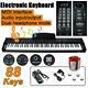 88-key Piano Keyboard 53 Inch Electronic Musical Instrument Audio Input Usb