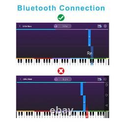 88 Keys Digital Electronic Piano Keyboard Built-In Dual Speakers Bluetooth Music