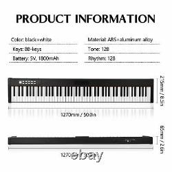 88 Keys Digital Music Electronic Keyboard Kids Multifunctional Electric Piano