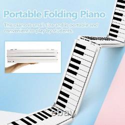 88 Keys Foldable Piano Digital Piano Portable Electronic Keyboard Piano for lj
