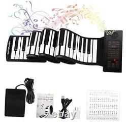88 Keys Roll Up Piano with Pedal Upgraded 88 keys roll up piano keyboard
