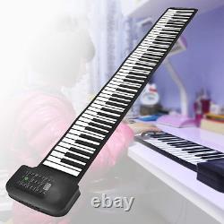 88 Keys Roll up Piano, Soft Silicone Electronic Music Folding Piano Keyboard, 14