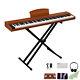 88 Keys Semi-weighted Digital Piano Electronic Keyboard, X Stand, 3 Pedals