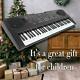 Abs 61 Key Piano Keyboard Compact Music Keyboard Touch Display Kit For Kids