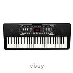 Alesis 54 Key Electric Keyboard/Piano with Built-In Speakers/Microphone/Music Rest