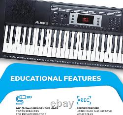 Alesis Melody 61 Key Keyboard Piano for Beginners with Speakers Stand Bench