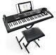 Alesis Melody 61 Mkii 61-key Digital Piano With Bench, Music Rest, Mic & Headphone