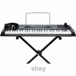 Alesis Melody 61 MKII 61-Key Digital Piano with Bench, Music Rest, Mic & Headphone