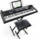 Alesis Melody 61 Mkii 61 Key Music Keyboard / Digital Piano, Stand & Stool