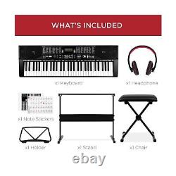 Best Choice Products 61-Key Beginners Complete Electronic Keyboard Piano Set