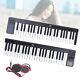 Black 88 Key Digital Piano Keyboard With Pedal And Bag Music Instrument Home