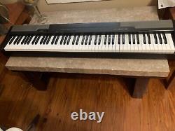 CASIO CDP-100 Keyboard black with Casio SP3 and stand