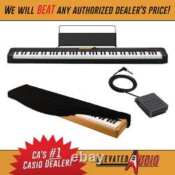 Casio CDP-S350BK Black Digital Piano, Dustcover, Pedal, Music Rest, BUY it NOW