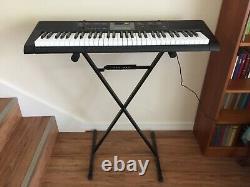 Casio CTK-2090 Keyboard Piano Original Box & Stand, Manual, Music Book MIDI USB